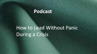 ¿Cómo liderar con éxito sin pánico durante una crisis?