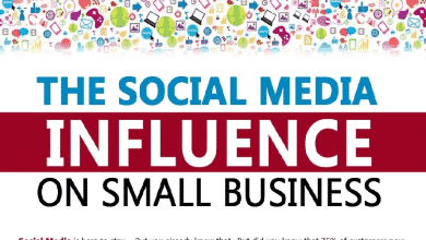 ¿Cuál es la influencia de las redes sociales en las pequeñas empresas?  - Gráficos de información