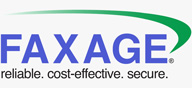 Imagen del logo de Faxage.