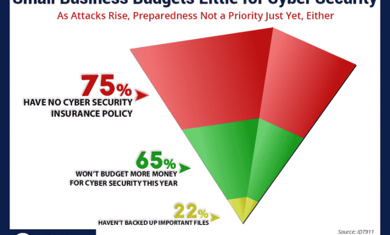 El 75 por ciento de las pequeñas empresas no tienen seguro contra riesgos cibernéticos