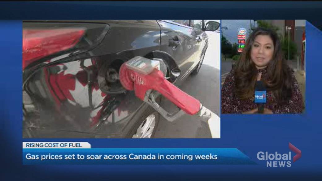 Haga clic para reproducir el video: 'Los precios de la gasolina se dispararán en todo Canadá en los próximos días, semanas'