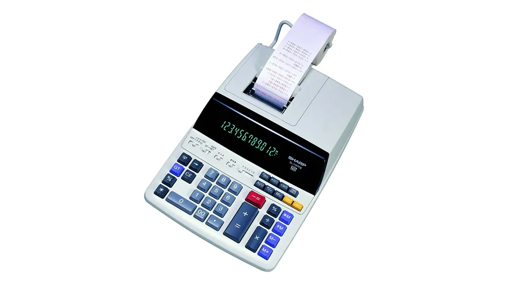 Sharp EL-1197PIII Calculadora de impresión a color para trabajos pesados