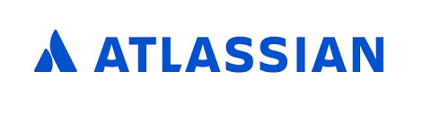 Imagen del logotipo de Atlassian.gráficos azules 