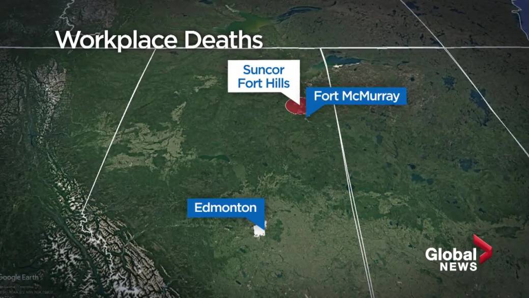 Haga clic para reproducir el video: 'Mujer de Calgary, hombre de Terranova muertos en la colisión de Suncorburg Hill'