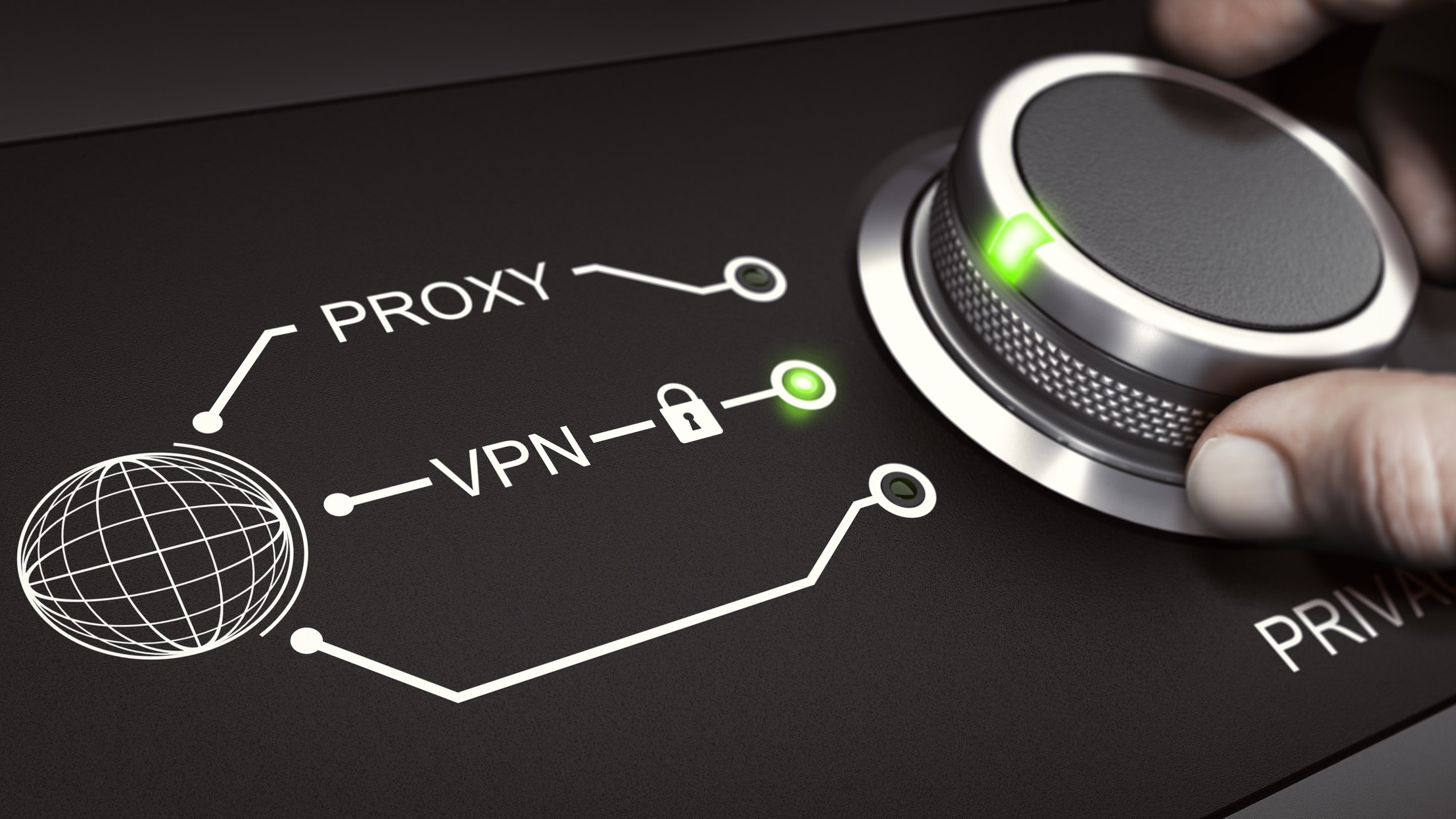 Botón proxy y VPN