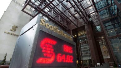 Scotiabank dice que los servicios se restauraron después de una "breve interrupción" que dejó a los usuarios sin poder iniciar sesión